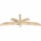 Ekena Millwork Davenport Rough Sawn Timber Gable Bracket, Douglas Fir, 72"W x 27"H x 4"D x 4"F, 9/12 Pitch GBW072X27X0404DAV00RDF - alternate 2